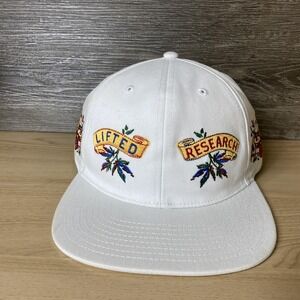 LRG Hat Snap Back Embroidered Lifted Research Skull Graphic Streetwear